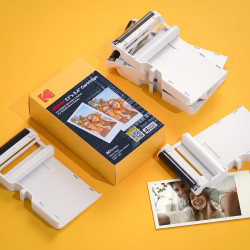 KODAK ICRG260 – Cartouche photo 4PASS avec papier 60 tirages 5,3x8,6 cm, Compatible Mini Shot 2, Mini Shot 2 Retro, Mini 2, Mini