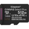 Kingston Canvas Select Plus Carte mémoire microSD 512GB micSDXC Gen3 150R A1 Adaptateur SD Non Inclus - SDCS3/512GBSP