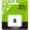 Kingston Canvas Select Plus Carte mémoire microSD 512GB micSDXC Gen3 150R A1 Adaptateur SD Non Inclus - SDCS3/512GBSP