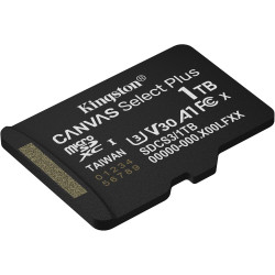 Kingston Canvas Select Plus Carte mémoire microSD 1TB micSDXC Gen3 150R A1 Adaptateur SD Non Inclus - SDCS3/1TBSP