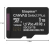 Kingston Canvas Select Plus Carte mémoire microSD 1TB micSDXC Gen3 150R A1 Adaptateur SD Non Inclus - SDCS3/1TBSP