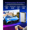 Rallonge HDMI 1M Câble, Câble d'extension HDMI 2.1 Mâle vers Femelle 8K@60Hz 4K@120Hz/144Hz 48Gbps, High Speed UHD eARC HDCP 2.3