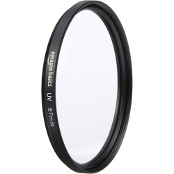 Amazon Basics 67 mm Filtre de Protection UV Circulaire pour des Images Plus Nettes, Protège Contre la Poussière, la Saleté et le
