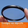 Amazon Basics 52 mm Filtre de Protection UV Circulaire pour des Images Plus Nettes, Protège Contre la Poussière, la Saleté et le