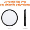 Amazon Basics 58 mm Filtre de Protection UV Circulaire pour des Images Plus Nettes, Protège Contre la Poussière, la Saleté et le