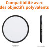 Amazon Basics 77 mm Filtre de Protection UV Circulaire pour des Images Plus Nettes, Protège Contre la Poussière, la Saleté et le