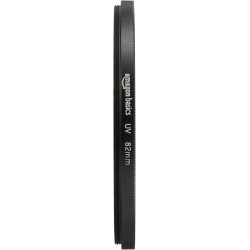Amazon Basics 82 mm Filtre de Protection UV Circulaire pour des Images Plus Nettes, Protège Contre la Poussière, la Saleté et le
