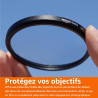 Amazon Basics 82 mm Filtre de Protection UV Circulaire pour des Images Plus Nettes, Protège Contre la Poussière, la Saleté et le
