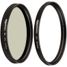 Amazon Basics Filtre polarisant Circulaire - 67mm & Filtre de Protection UV - 67mm