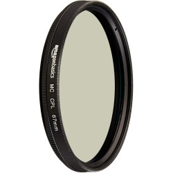 Amazon Basics Filtre polarisant Circulaire - 67mm & Filtre de Protection UV - 67mm