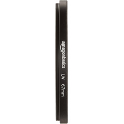 Amazon Basics Filtre polarisant Circulaire - 67mm & Filtre de Protection UV - 67mm