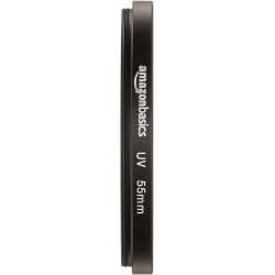 Amazon Basics Filtre polarisant Circulaire - 55mm & Filtre de Protection UV - 55mm