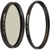 Amazon Basics Filtre polarisant Circulaire - 72mm & Filtre de Protection UV - 72mm