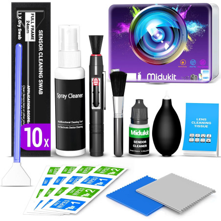 Kit Nettoyage Appareil Photo, Kit Nettoyage Appareil Photo Capteur, kit de Nettoyage pour Objectif, pour Appareil Photo Canon So