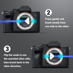 Kit Nettoyage Appareil Photo, Kit Nettoyage Appareil Photo Capteur, kit de Nettoyage pour Objectif, pour Appareil Photo Canon So