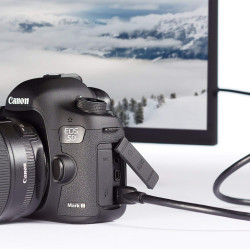 Amazon Basics Câble mini HDMI (source) vers HDMI (écran) haute vitesse, 1.8 m, noir