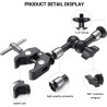 SMALLRIG 5 inch Magic Arm avec Super Clamp pour Monitor et Light - KBUM2730B