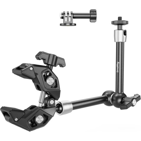 SMALLRIG Bras Magique avec Super Pince, Articulé pour Support de Caméra, Lumière, Moniteur, Webcam ou Caméra d'Action ≤1,5 kg, p