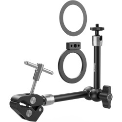 SMALLRIG Bras Magique avec vis 6,35 mm, Support de Téléphone pour Magsafe et Anneau Adaptateur Magnétique, Bras Magique 28 cm po