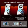 SMALLRIG Bras Magique avec vis 6,35 mm, Support de Téléphone pour Magsafe et Anneau Adaptateur Magnétique, Bras Magique 28 cm po
