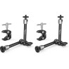 SMALLRIG Super Clamp et Bras Magique Articulé à Friction Réglable de 10 Pouces avec Vis 1/4" pour Moniteur LCD/Lumières LED - 27