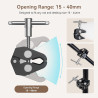 SMALLRIG Super Clamp et Bras Magique Articulé à Friction Réglable de 10 Pouces avec Vis 1/4" pour Moniteur LCD/Lumières LED - 27