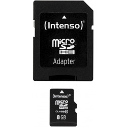 Intenso 3413460 Class 10 Micro SD Card With Adapter