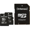 Intenso Carte mémoire microSDHC Premium 2 x 32 Go Classe 10 UHS-I avec Adaptateur SD (jusqu'à 90 Mo/s) Noir