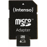 Intenso 3403450 Carte Micro SD/SDHC 4 Go Classe 4 Noir