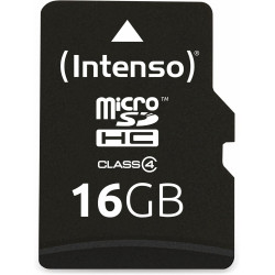 Intenso Carte mémoire micro SD 16GB 3403470 Clase 4 avec SD adaptadeur