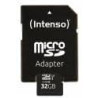 Intenso 3423480 Micro Carte SDHC UHS-I Classe 10 32 Go Noir
