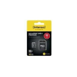 Intenso 3423480 Micro Carte SDHC UHS-I Classe 10 32 Go Noir