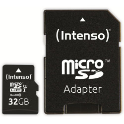 Intenso professional microsdhc memory card, class 10 uhs-i, 32 gb, bleu