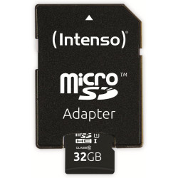 Intenso professional microsdhc memory card, class 10 uhs-i, 32 gb, bleu