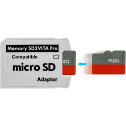 Ultimate Version SD2Vita 5.0 Adaptateur de Carte mémoire PSVSD Micro SD, convertisseur pour PS Vita 1000 2000