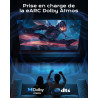 Cratree Câble HDMI Fibre Optique 45m- Câble HDMI 48gbps, 8K@60HZ, 4k@120hz, HDCP 2.2 et 2.3, hdr10, Compatible avec PS5 Blu-Ray 