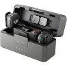 DJI Mic 3 (2 TX + 1 RX + Boîtier de Recharge), Microphone sans Fil pour iPhone/caméra/Android, ultraléger, contrôle de Gain adap