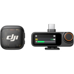 DJI Mic 3 (1 TX + 1 RX), Microphone Cravate sans Fil pour iPhone/caméra/Android, ultraléger, durée de Fonctionnement prolongée e