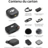 DJI Mic 3 (1 TX + 1 RX), Microphone Cravate sans Fil pour iPhone/caméra/Android, ultraléger, durée de Fonctionnement prolongée e