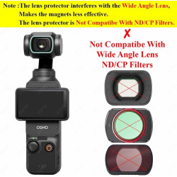 ULBTER Protection Ecran pour DJI Osmo Pocket 4 / Pocket 3 LCD + Objectif Verre Trempé 【2+2 pièces】, Vitre Protecteur 0,3mm Duret