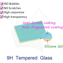 ULBTER Vitre Protection pour Nikon D7500 Verre Trempé Protection Ecran et Housse de Sabot, 0,3mm Dureté 9H screen protector Anti
