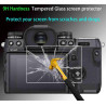 ULBTER Vitre Protection pour Nikon D7500 Verre Trempé Protection Ecran et Housse de Sabot, 0,3mm Dureté 9H screen protector Anti