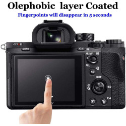 ULBTER Vitre Protection pour Nikon D7500 Verre Trempé Protection Ecran et Housse de Sabot, 0,3mm Dureté 9H screen protector Anti
