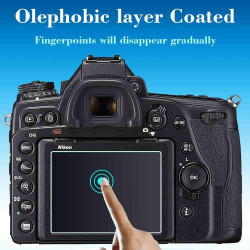 ULBTER Film de Protection d'Ecran pour Nikon D6 D850 D800 D750 D610 D600 D500 et Housse de Sabot, Protecteur Verre Trempé Optiqu