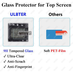 ULBTER Protection d'Ecran pour Nikon Z6 Z7 Z 6 Z 7-Lot de 2+2 Protecteur Verre Trempé Optique 0,3mm Dureté 9H Anti-Rayure Anti-T