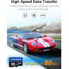 Cartes Micro SD 16Go Lot de 10, DAUZZOX Carte Micro Mémoire MicroSDHC U1 C10 UHS-I, Lecture Maximale 80 Mo/s, pour Smartphone, A