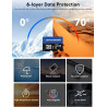 Cartes Micro SD 32Go Lot de 10, DAUZZOX Carte Micro Mémoire MicroSDHC U1 C10 UHS-I, Lecture Maximale 80 Mo/s, pour Smartphone, A