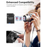 Cartes Micro SD 32Go Lot de 10, DAUZZOX Carte Micro Mémoire MicroSDHC U1 C10 UHS-I, Lecture Maximale 80 Mo/s, pour Smartphone, A