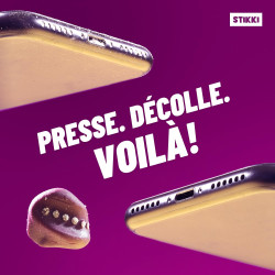 STIKKI Kit Nettoyage téléphone Portable – Outil pour Ports de Charge USB-C – Nettoyeur téléphone pour Smartphone, Haut-parleurs 
