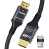 Certifié Câble HDMI 2.1 10K 8K 0.5M, 48Gbps Câble HDMI Ultra Haut Débit Ethernet CEC 4K 240Hz 200Hz 165Hz 144Hz 120Hz 10K 8K 60H